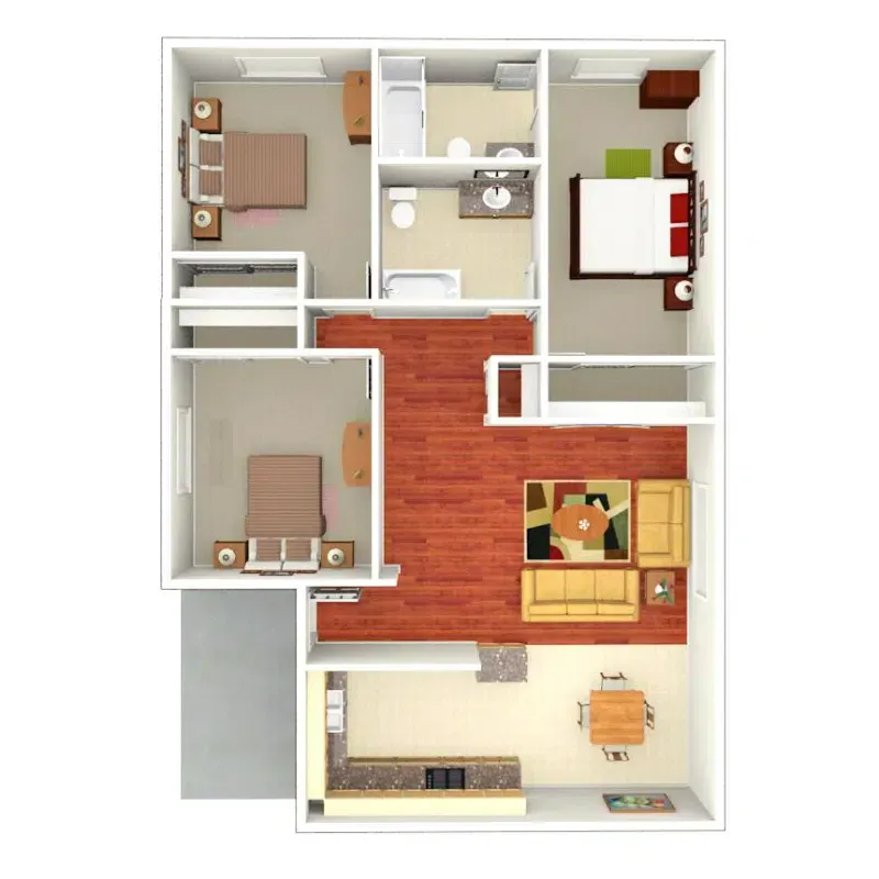 3 Bed | 2 Bath
