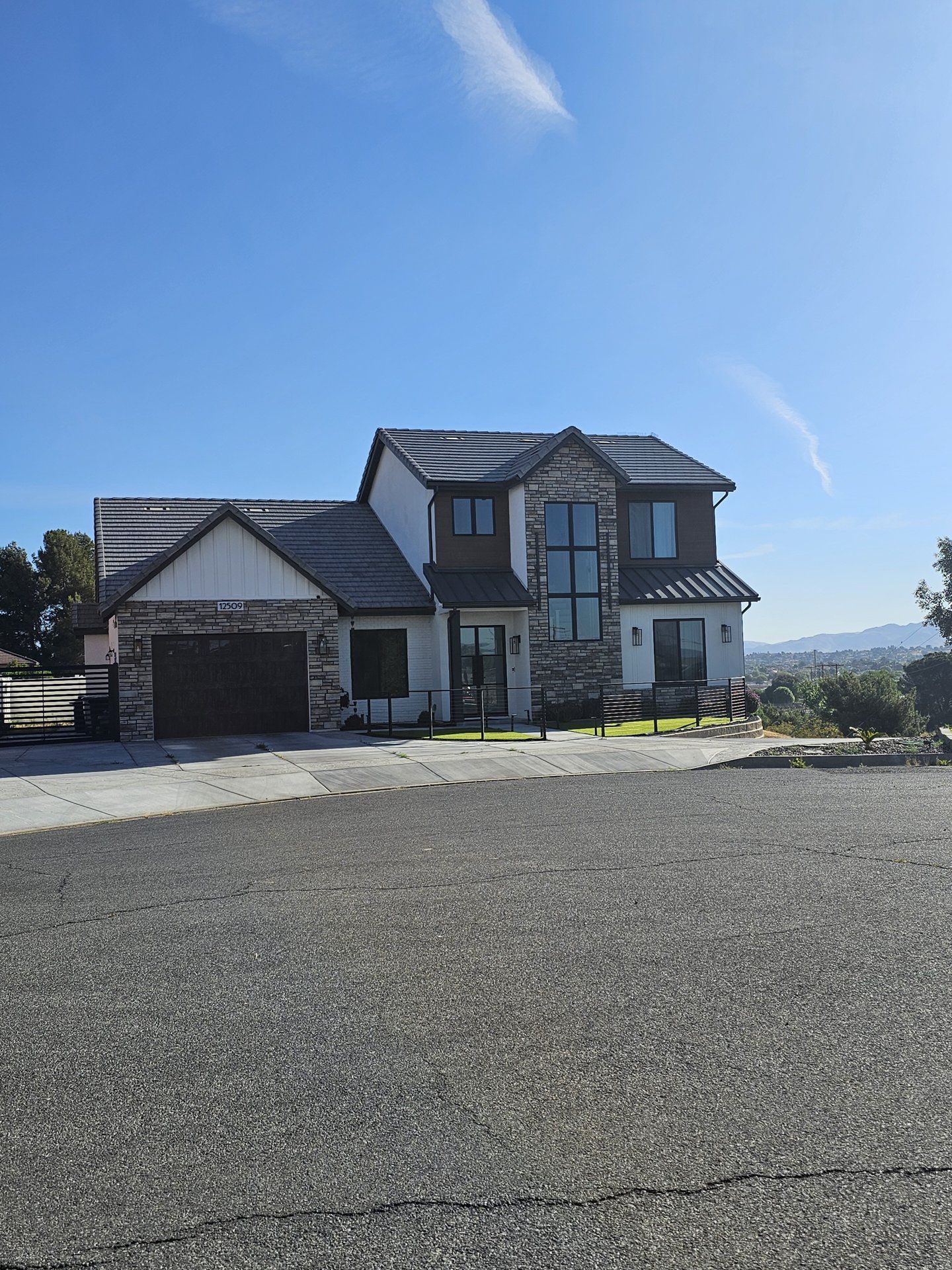 Milgard new construction windows on a Spring Valley Lake home by High Desert Window and Glass