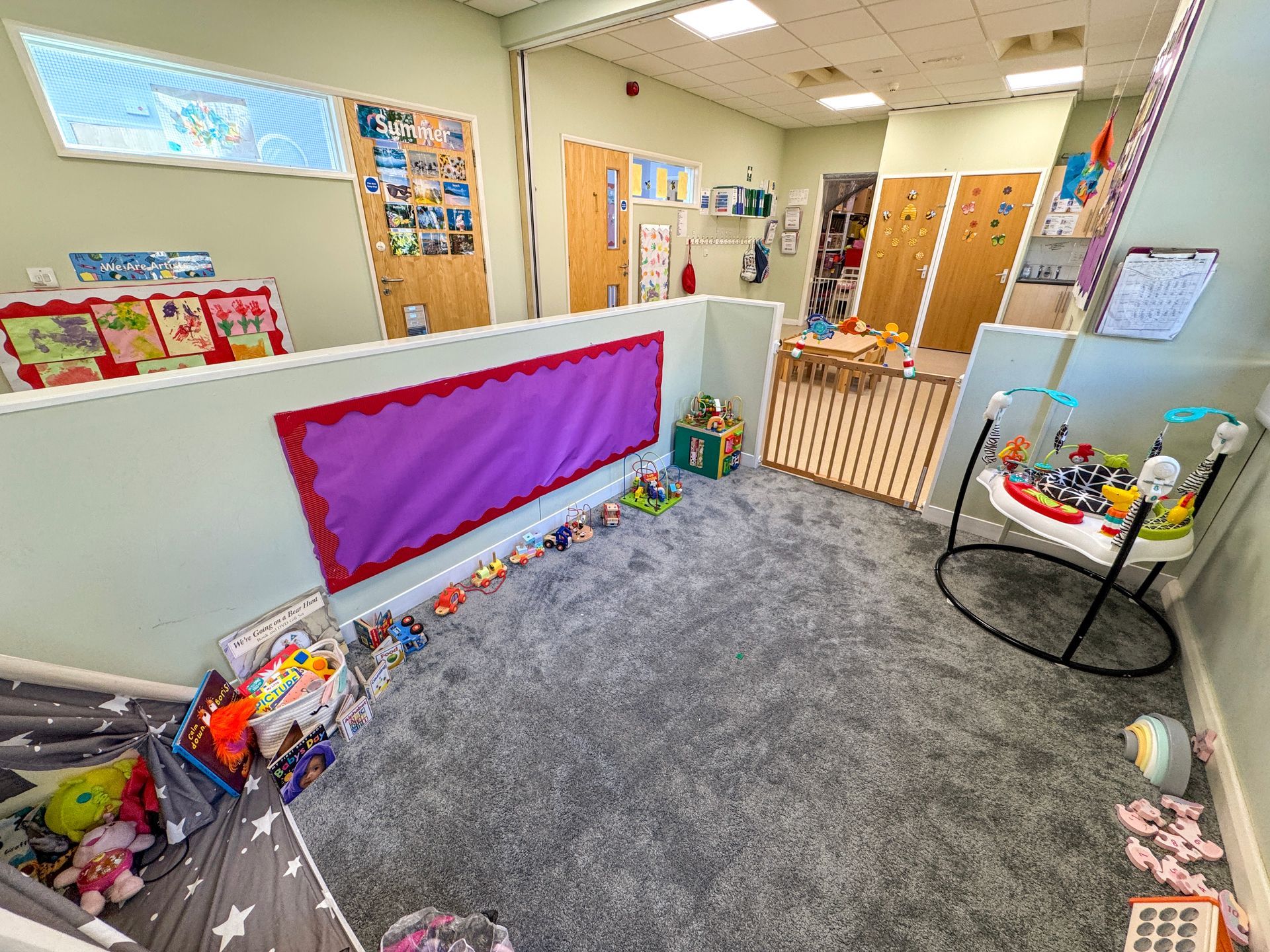 Indoor play and activity area at our Jump nursery