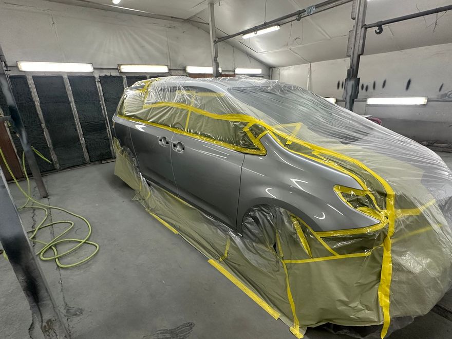 A  Freshly painted van. | Alex Paint Body