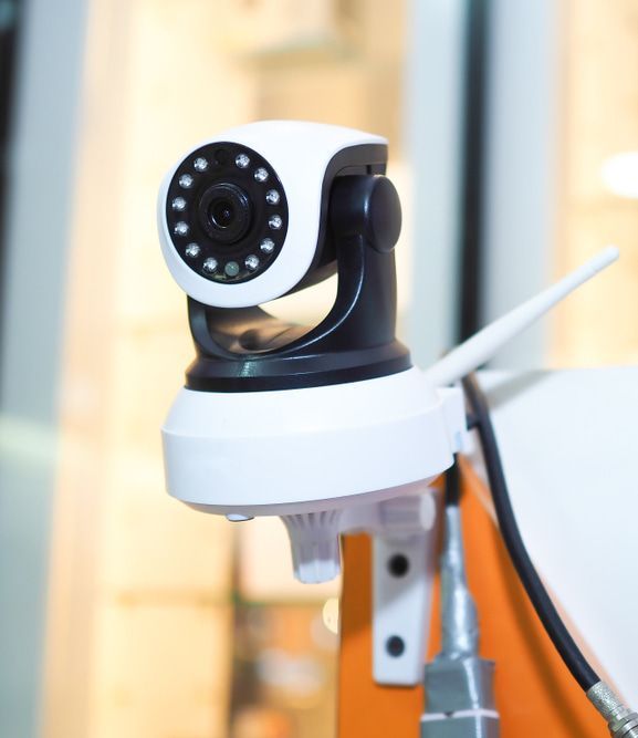 A Close up Of a Security Camera — Toowoomba Locksmiths in Toowoomba City, QLD