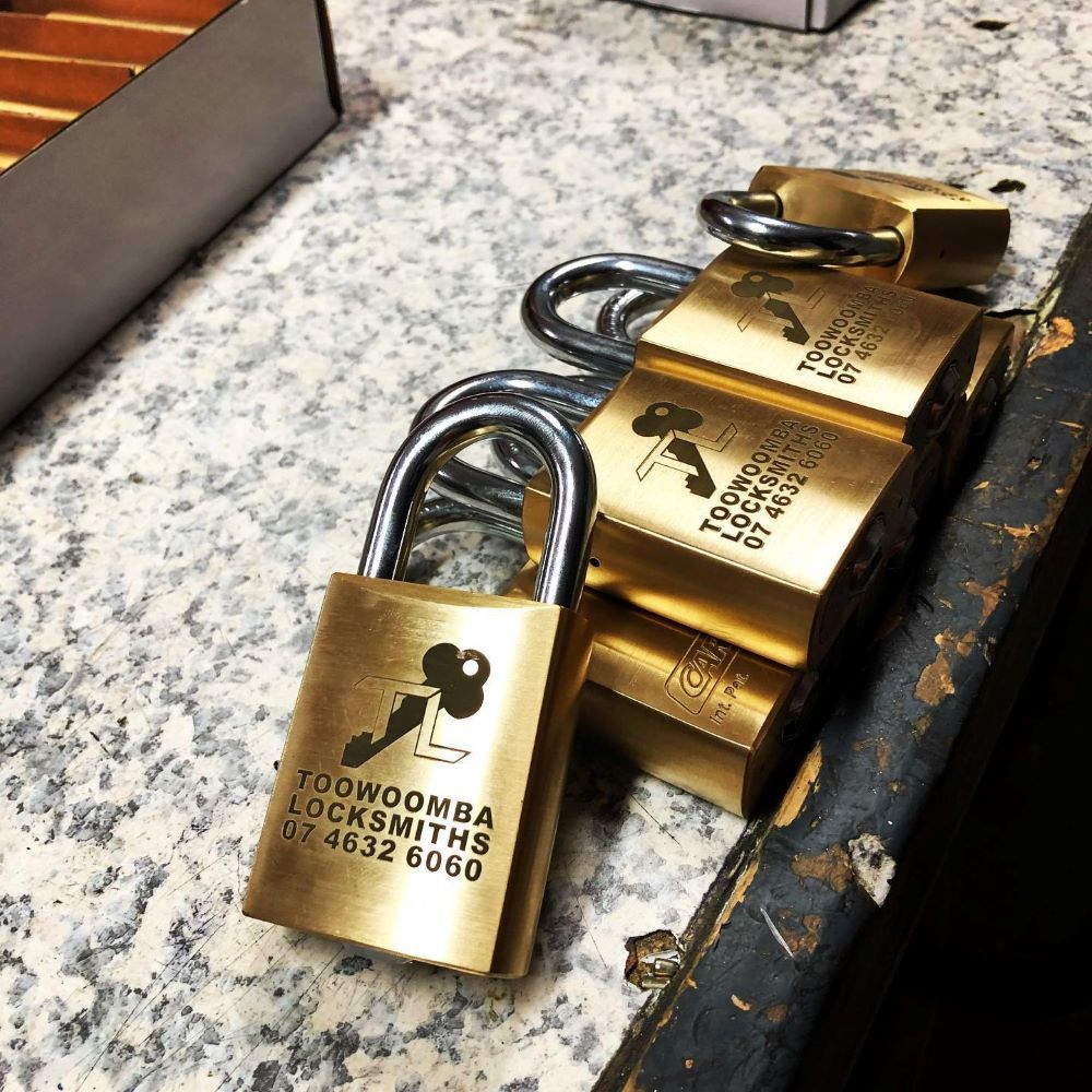 A Bunch of Brass Padlocks — Toowoomba Locksmiths in Dalby, QLD