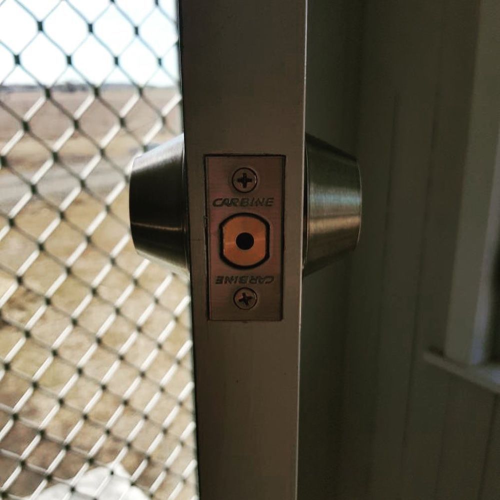 A Close up Of a Door Lock — Toowoomba Locksmiths in Toowoomba City, QLD