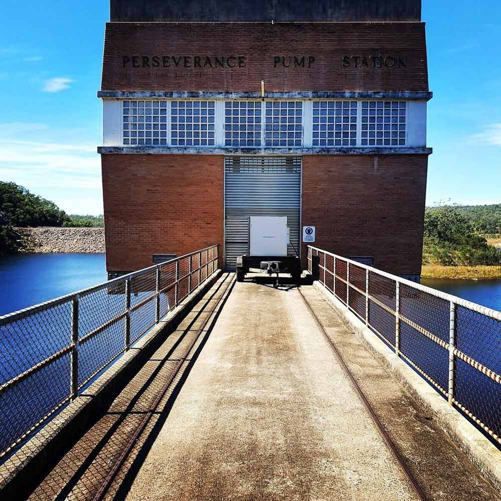 A Bridge Leading to The Perseverance Pump Station — Toowoomba Locksmiths in Toowoomba City, QLD