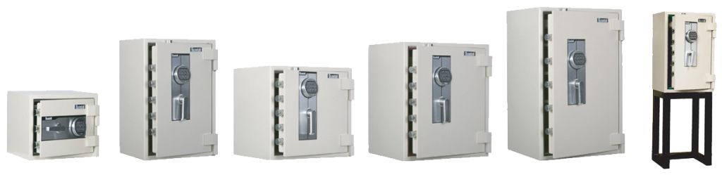Rw of White Boxes Are Lined up In a Row — Toowoomba Locksmiths in Toowoomba City, QLD