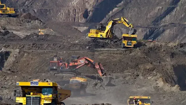 Photo of a mining site