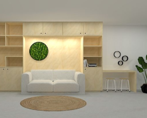 woonkamer kast kastenwand meubel ontwerp