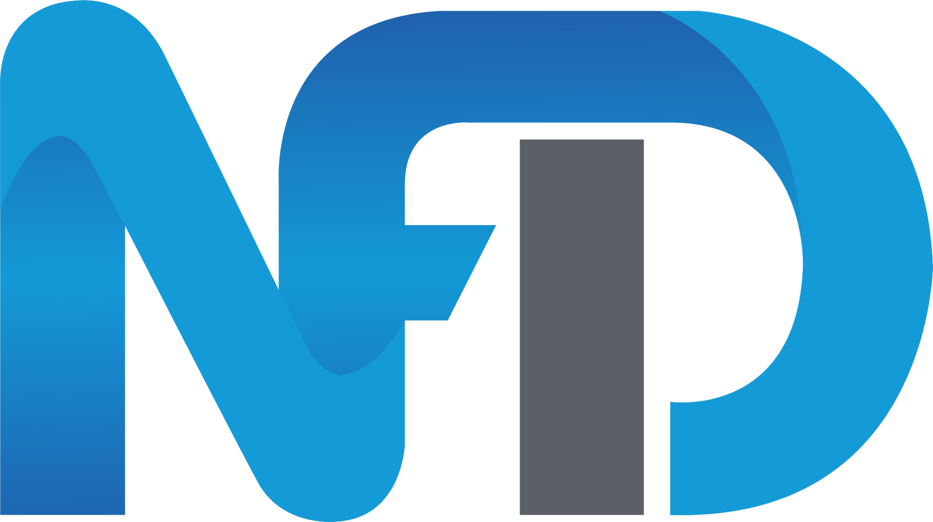 Blue and gray NTD logo