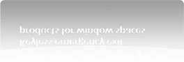 A gray rectangle with white text on it.