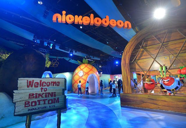 A Nickelodeon-themed attraction featuring a 