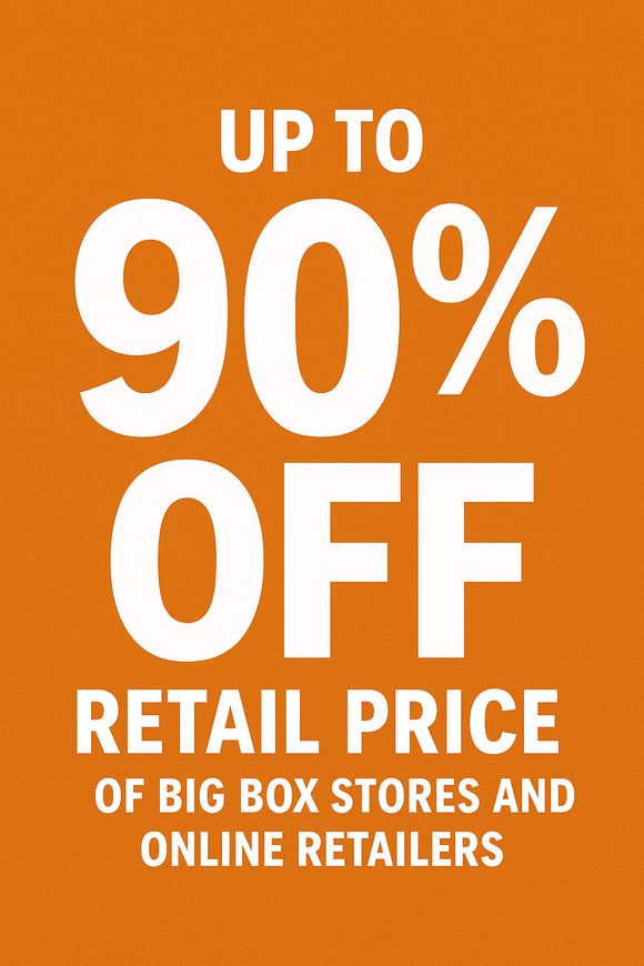 Orange sign: