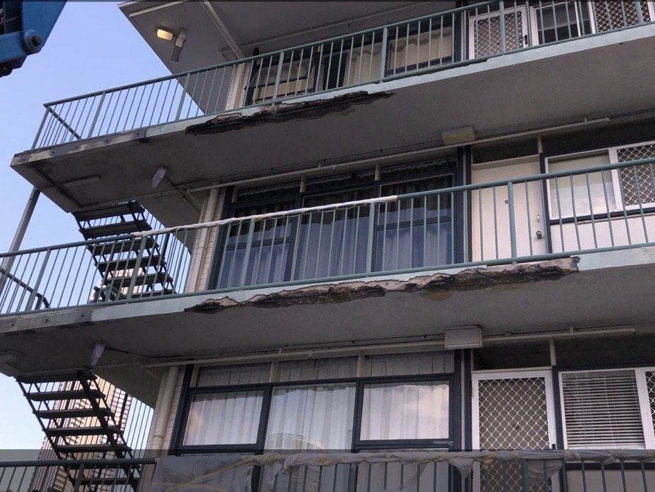 Balcony Edge Spalding Concrete Repair Gold Coast, QLD