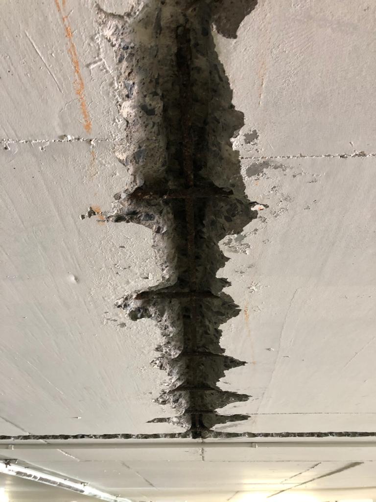 Basement Soffit Spalling Repairs