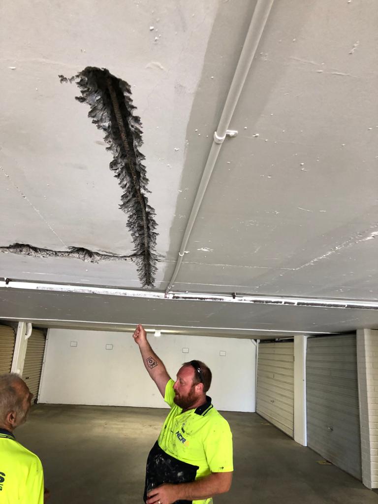 Basement Soffit Spalling Repairs