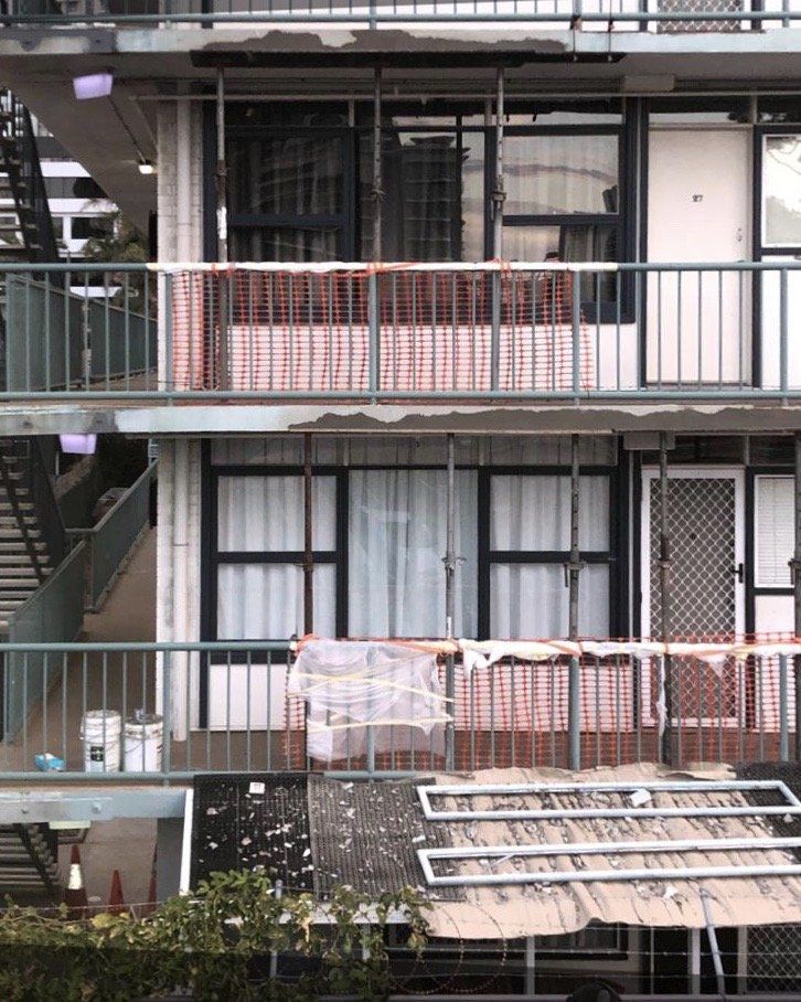 Balcony Edge Spalding Concrete Repair