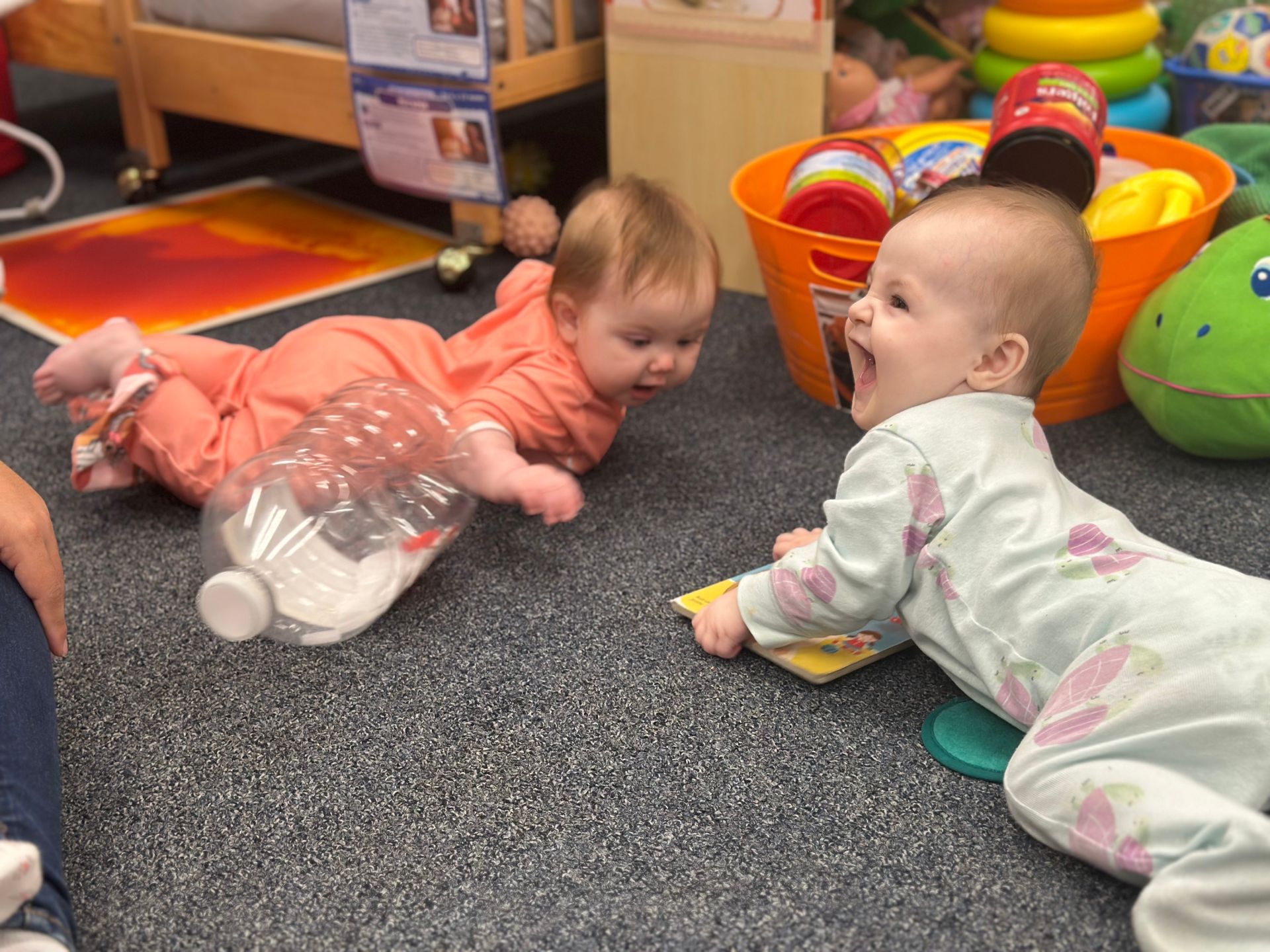 Infants Playing — Tyler, TX — Stepping Stone School Infants Playing — Tyler, TX — Stepping Stone School