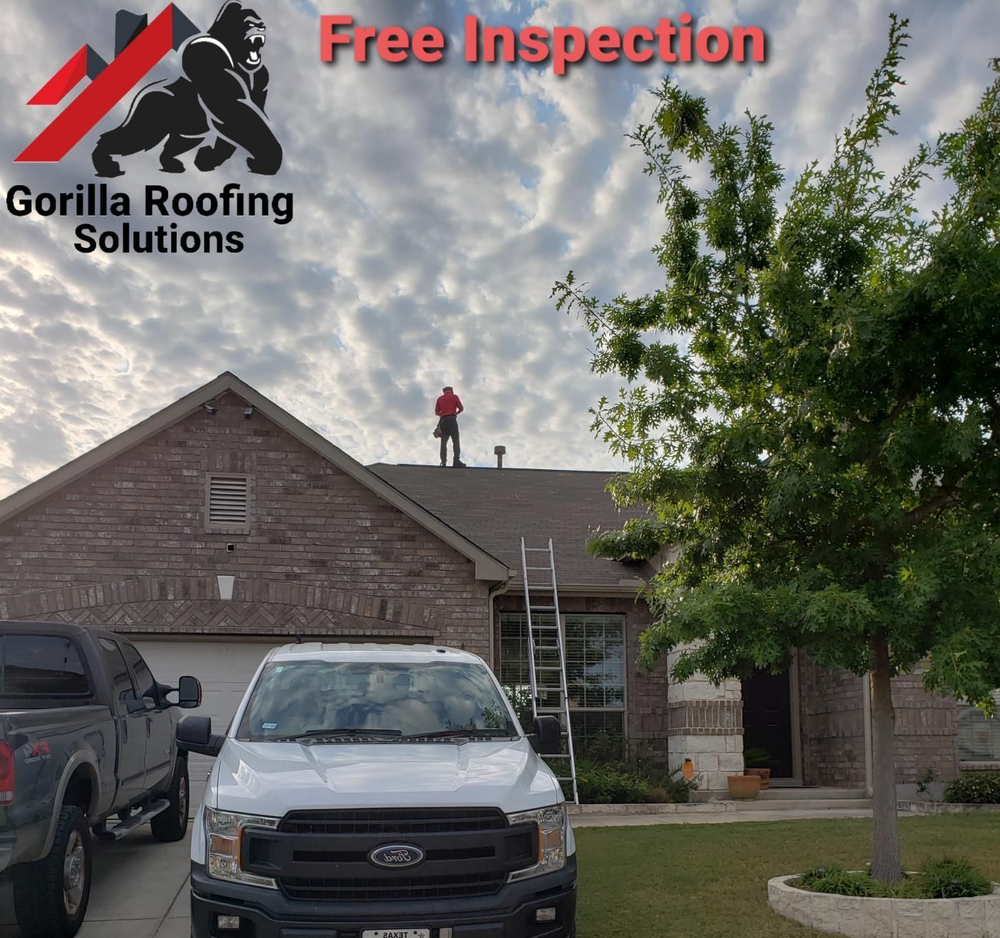 A gutter guard installed on a residential roof.
