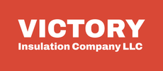 Red background with white “Victory Insulation Company LLC” logo text