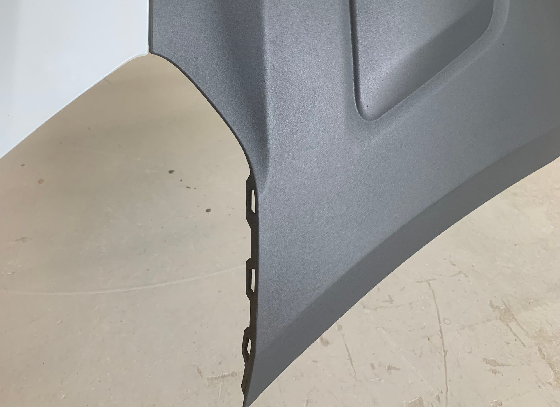 Repaired Bumper Plastic