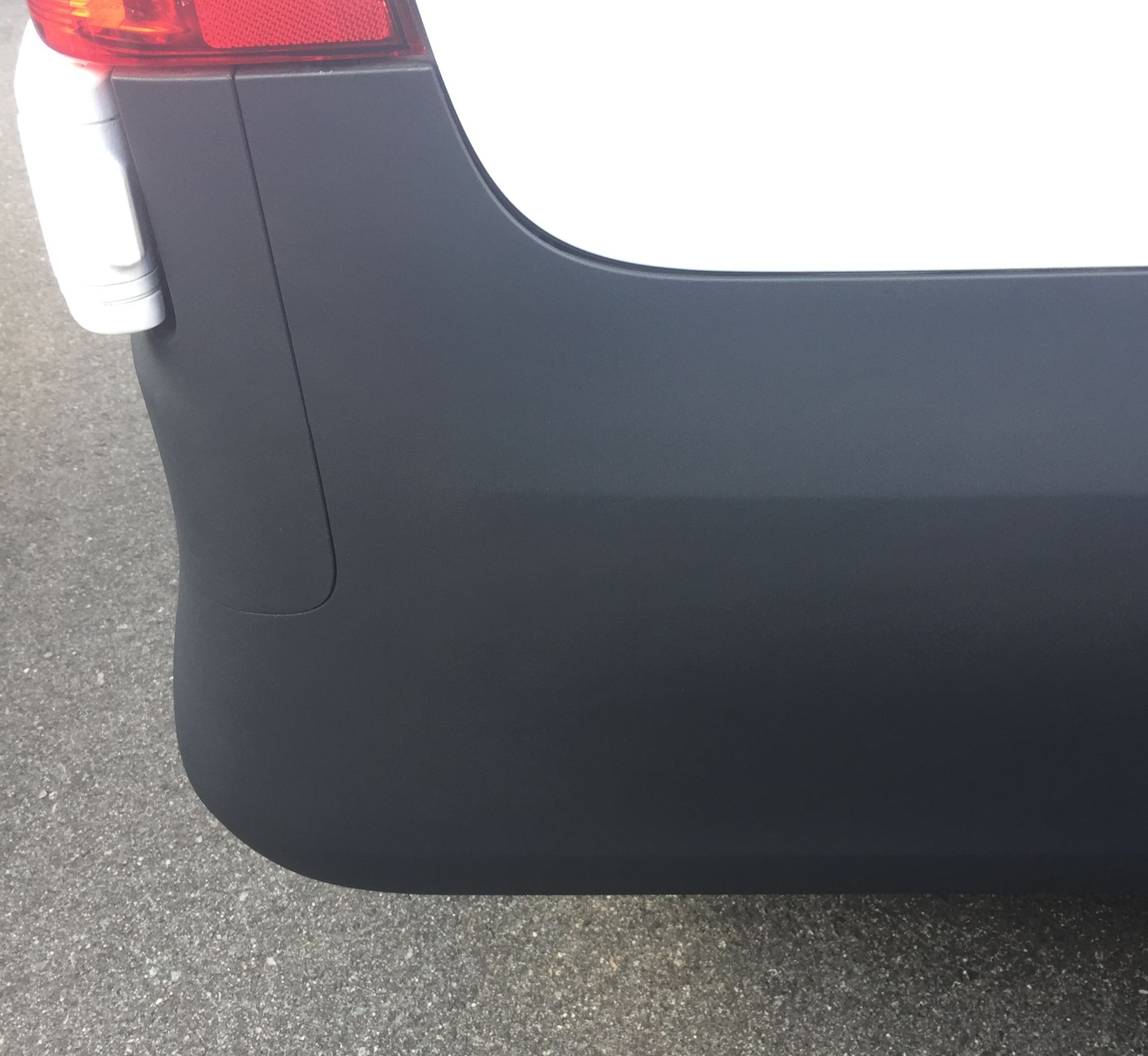 Textured Plastic Bumper repair