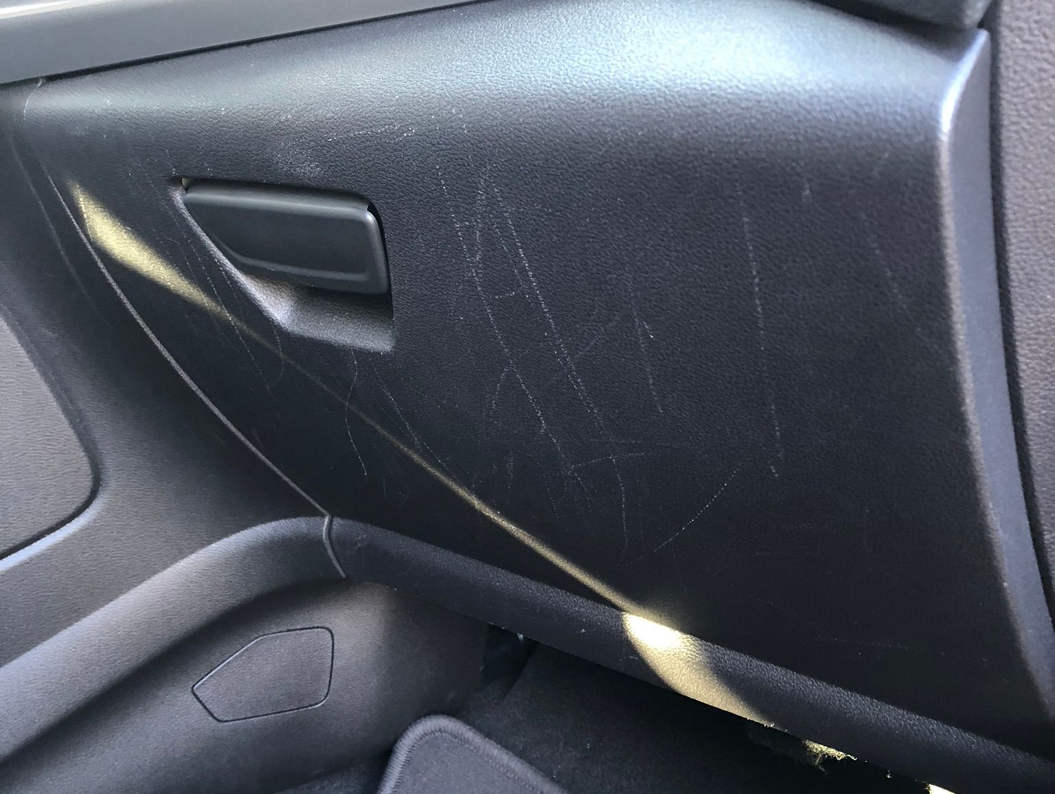 Glovebox Scratches