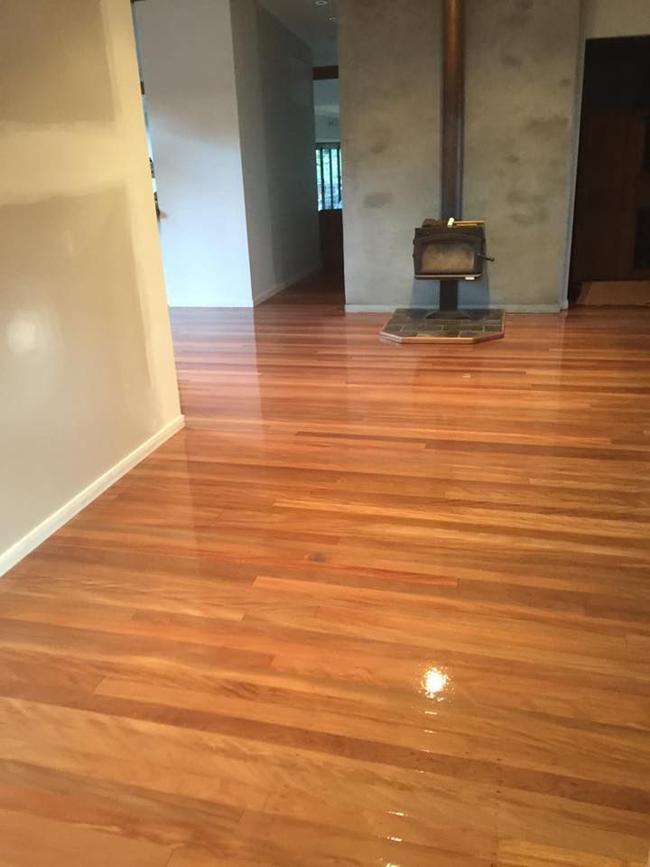 There Is A Wood Stove In The Middle Of The Room — Byron Floor Sanding In Lismore, NSW