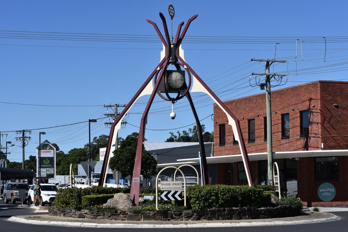 A Roundabout With A Sculpture In The Middle Of It — Byron Floor Sanding In Casino, NSW