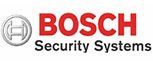 Bosch Security Systems logo: a red "BOSCH" next to a white and gray circular icon, with "Security Systems" below.