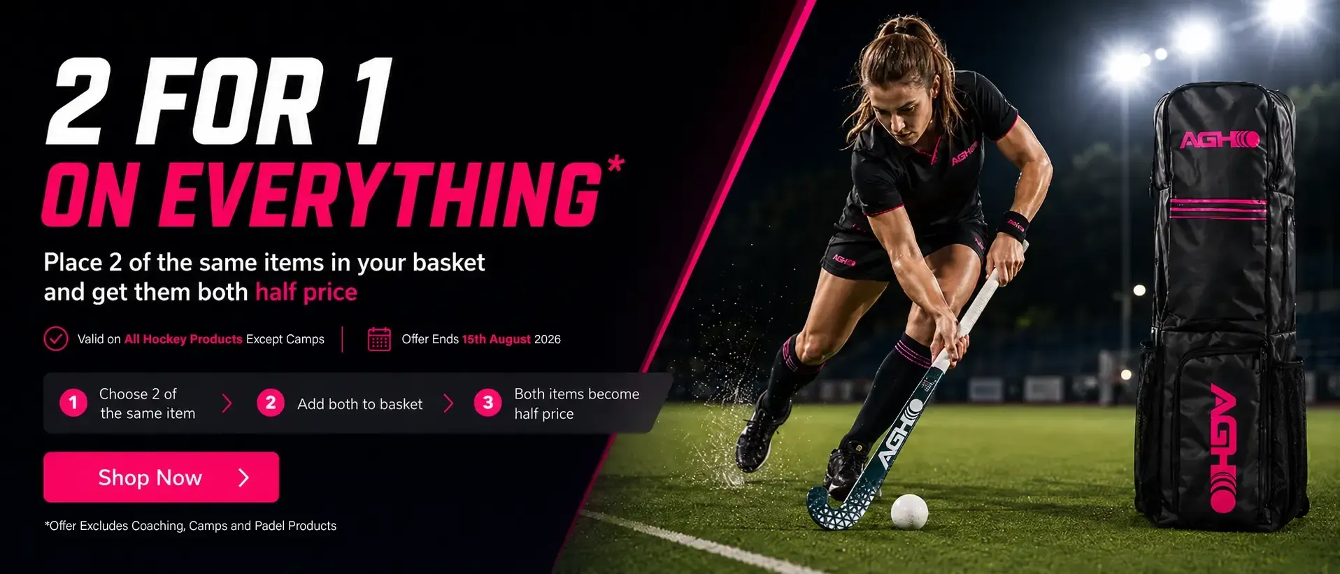 Athletic gear promo: 