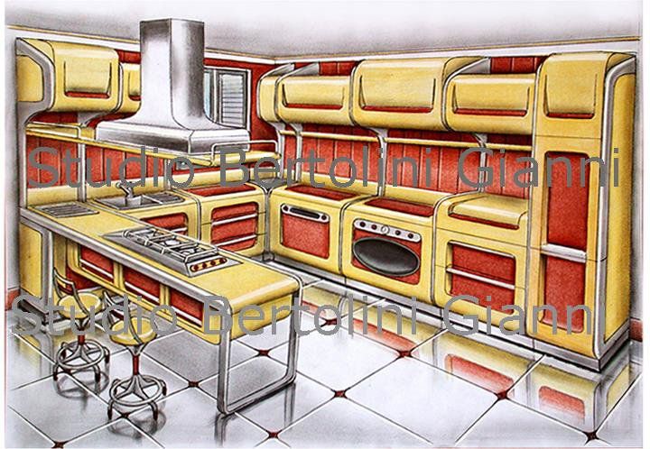disegno 3d arredi