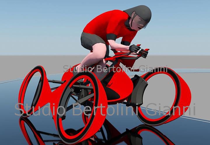 bici a 4 ruote prototipo