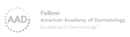 The logo for the fellow american academy of dermatology