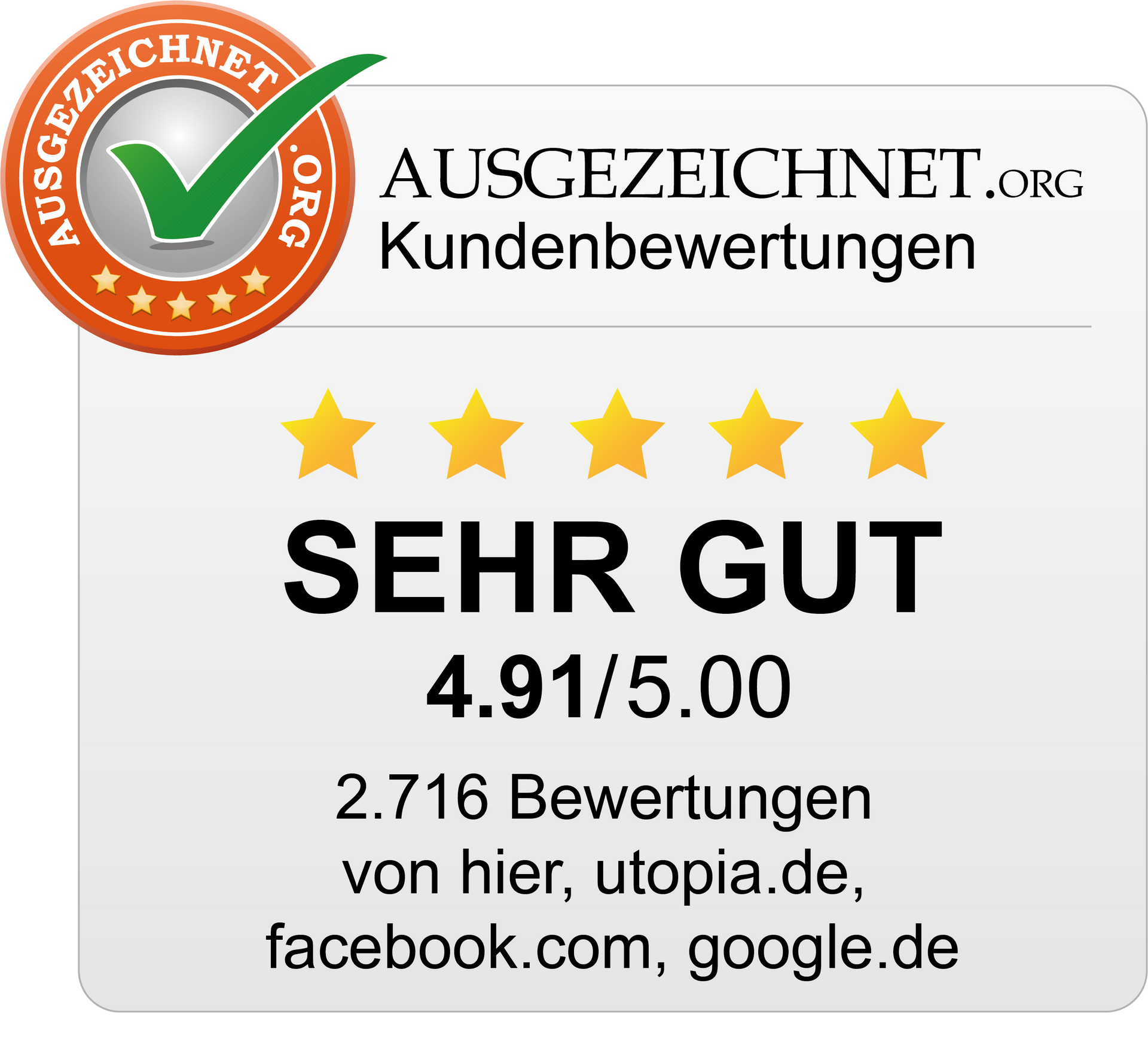 Label ausgezeichnet.org
