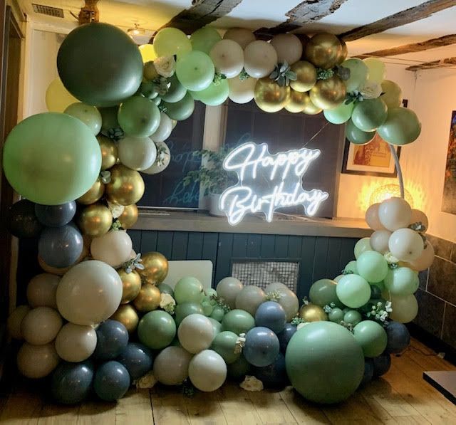 Birthday balloons