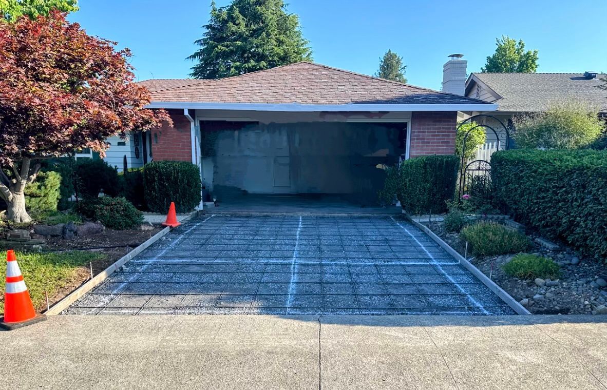 Before Driveway Renovation | Santa Rosa, CA | Santana Concrete