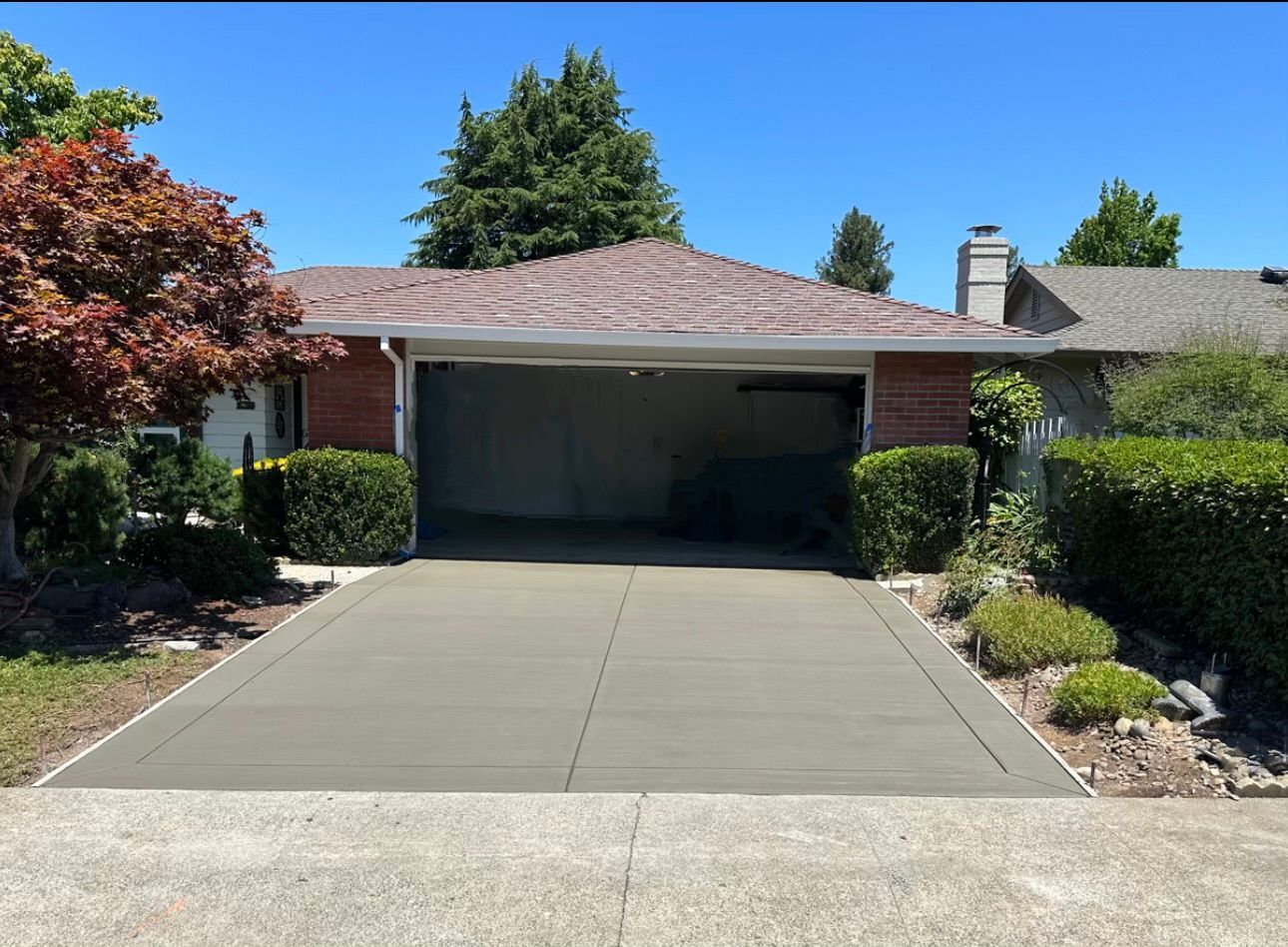 After Driveway Renovation | Santa Rosa, CA | Santana Concrete