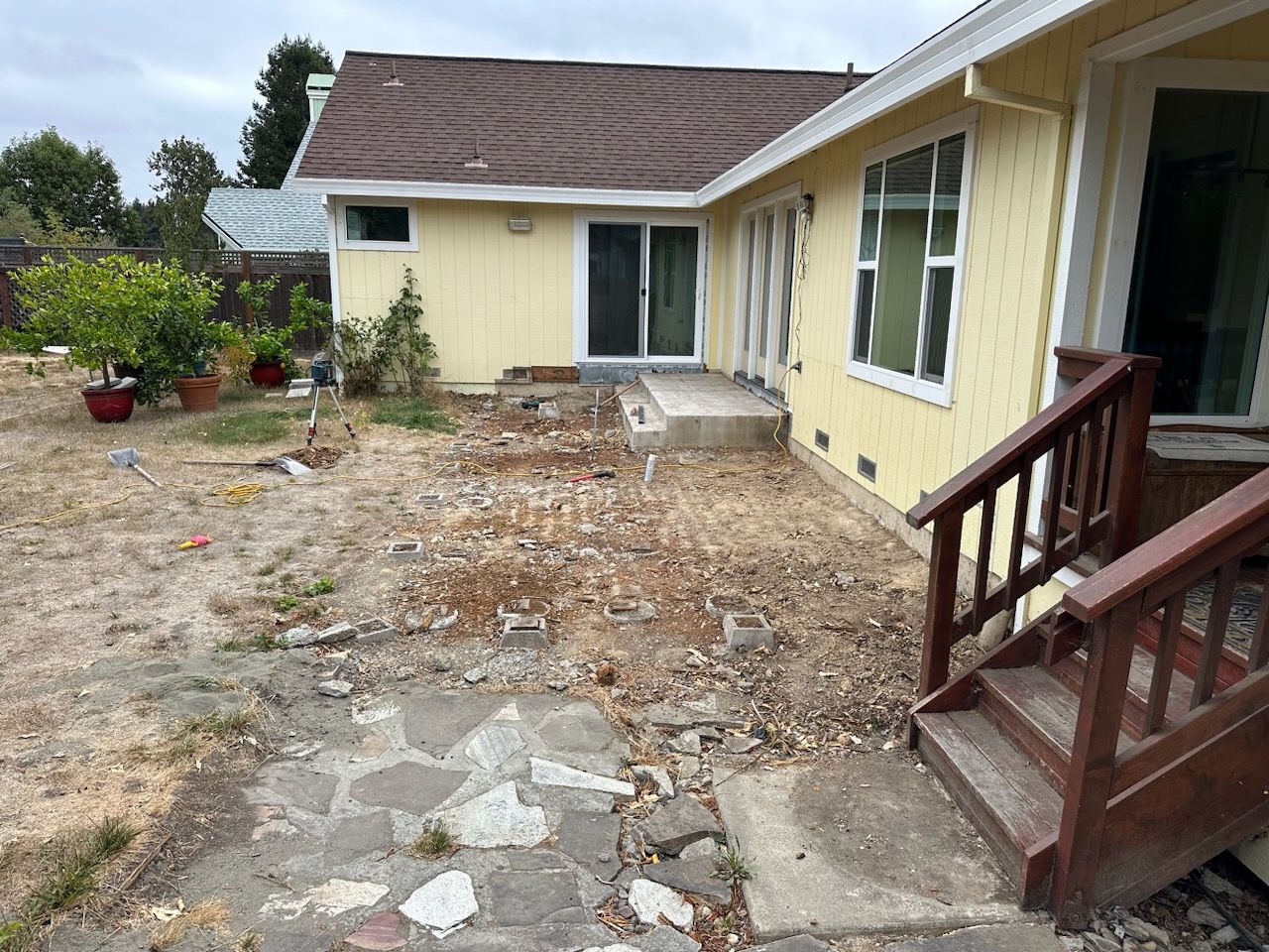 Before Concrete Application | Santa Rosa, CA | Santana Concrete