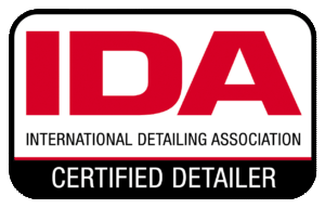 IDA logo: red letters on a white background, 