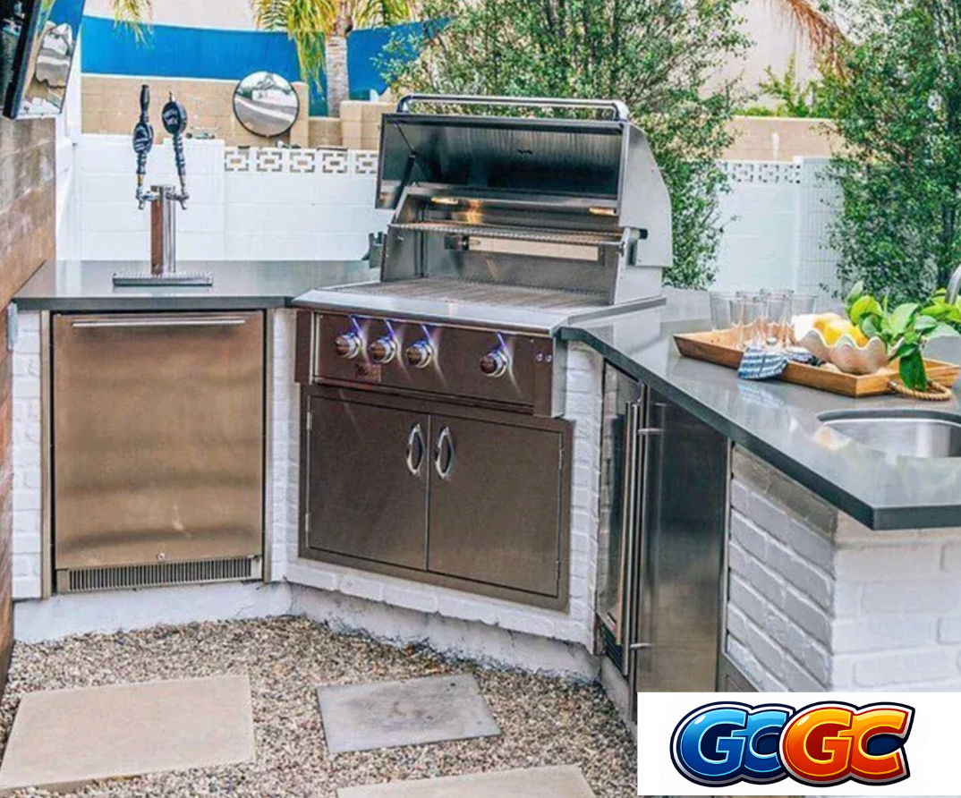 Professional grill cleaners in Foley servicing outdoor cooking equipment