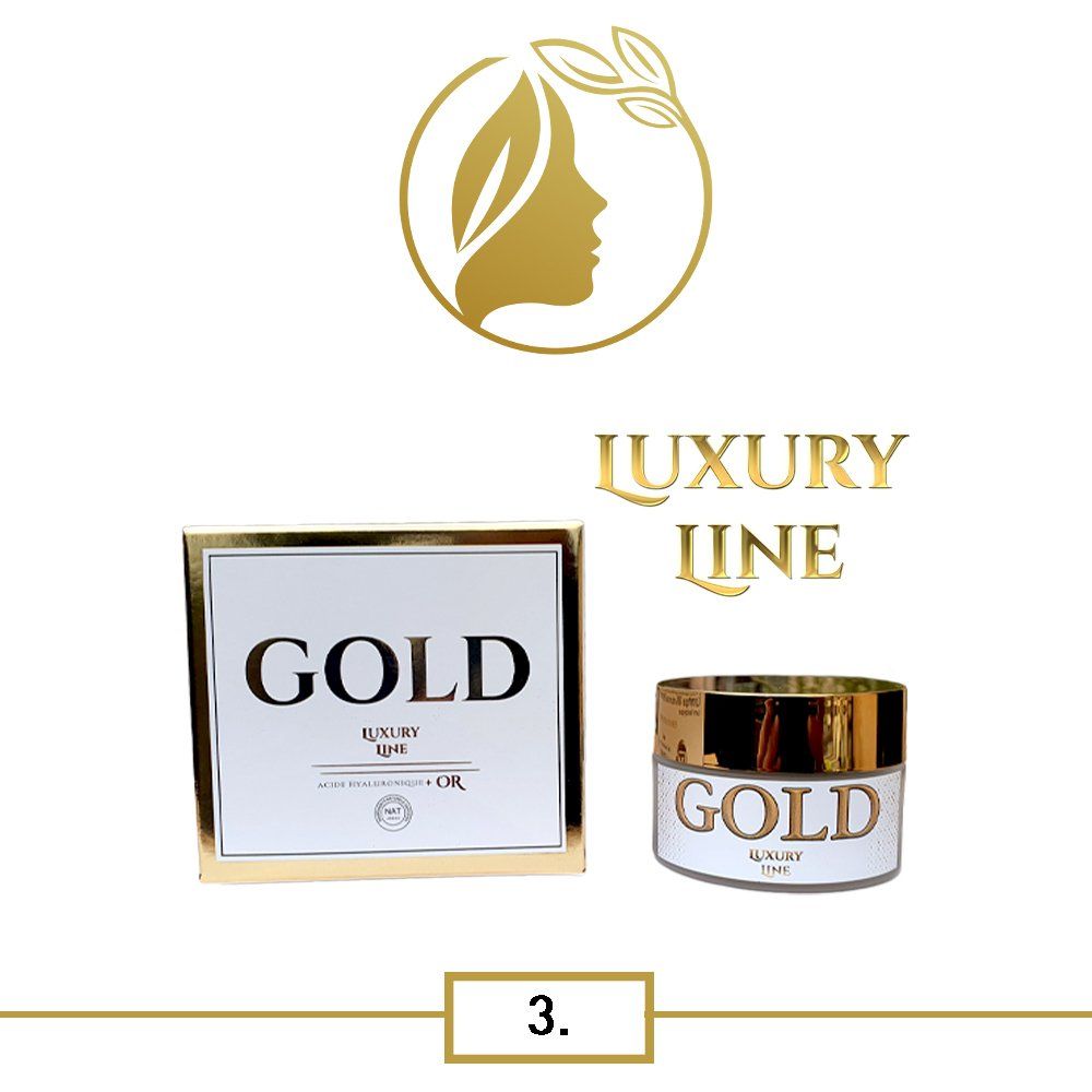 Crème de luxe aux feuilles d'OR revitalise les peaux ternes et redonne de la fermeté et de l'éclat
