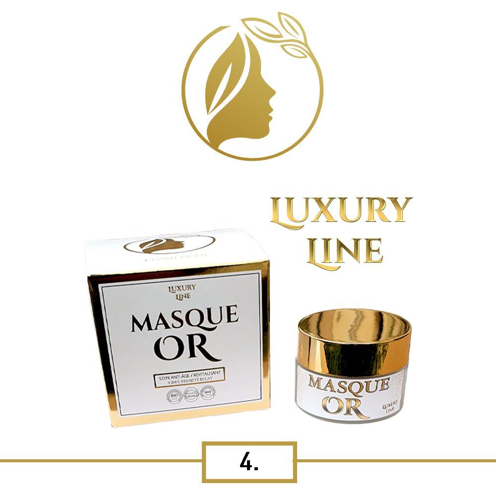 Masque LUXURY LINE soin revitalisant et réparateur aux feuilles d'Or