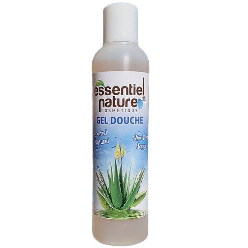 Gel douche bio avec de l'Aloe Vera bio et de la Sauge est un soin nettoyant et hydratant qui préserve chaque jour le film hydrolipidique de votre peau et évite tout dessèchement du à l'eau et aux autres produits nettoyants.