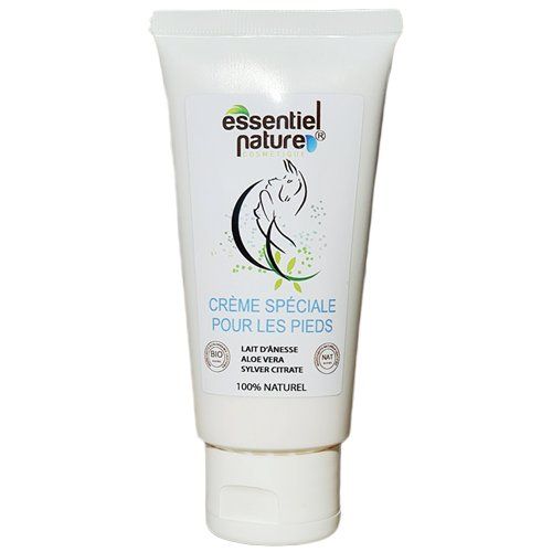 Crème spéciale pour les PIEDS 100% naturel avec 73,71% d'ingrédients BIO. Un cosmétique clean pour entretenir et réparer la peau de vos pieds et enlever les mauvaises odeur (sylver citrate) Notre crème pour les pieds bio est d'une texture agréable, légère mais surtout elle hydrate, répare, nourrit et protège la peau efficacement et de manière saine. Elle pénètre en profondeur sans laisser de film gras sur votre peau. Son odeur douce et légère ne peux que vous satisfaire! Tube de 100ml