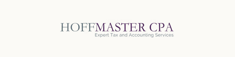 HOFFMASTER CPA logo with the tagline “Expert Tax and Accounting Services” on a white background