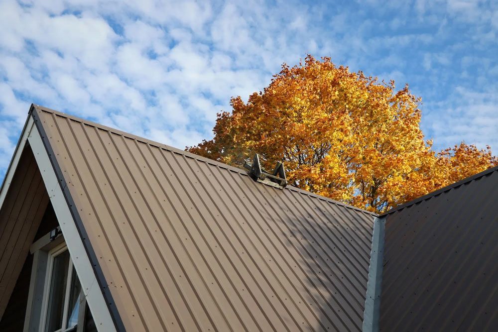 Brown Metal Roof