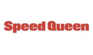 Speed Queen logo in red text.