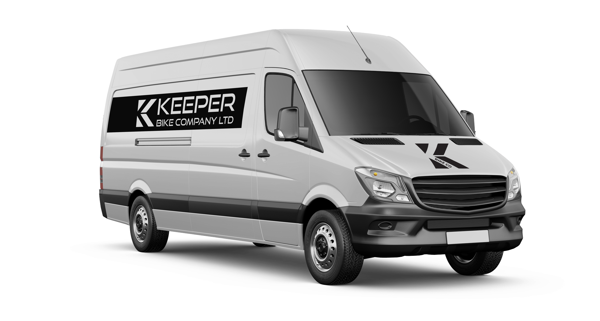 White van with 