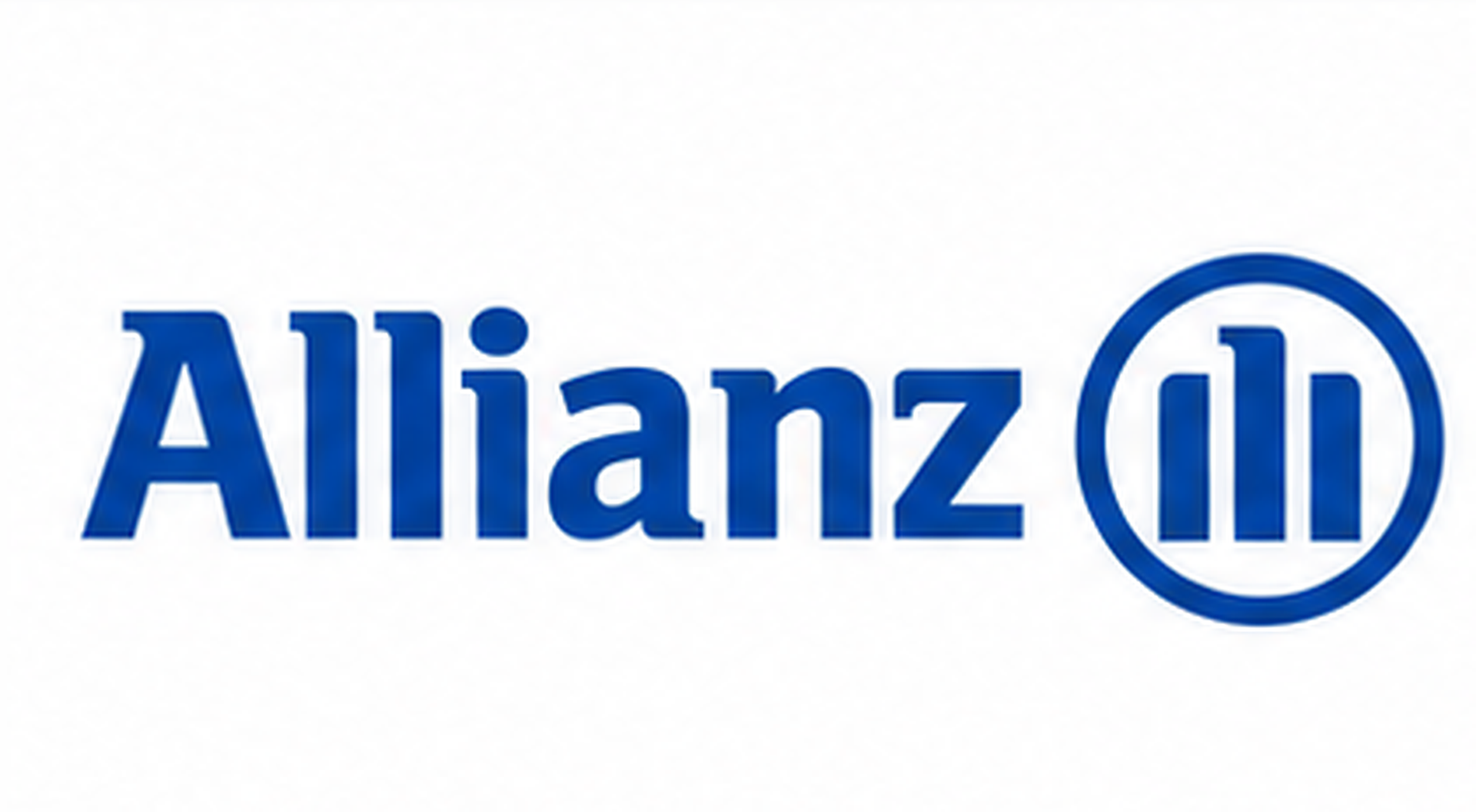 Allianz logo in blue with circular icon on a white background