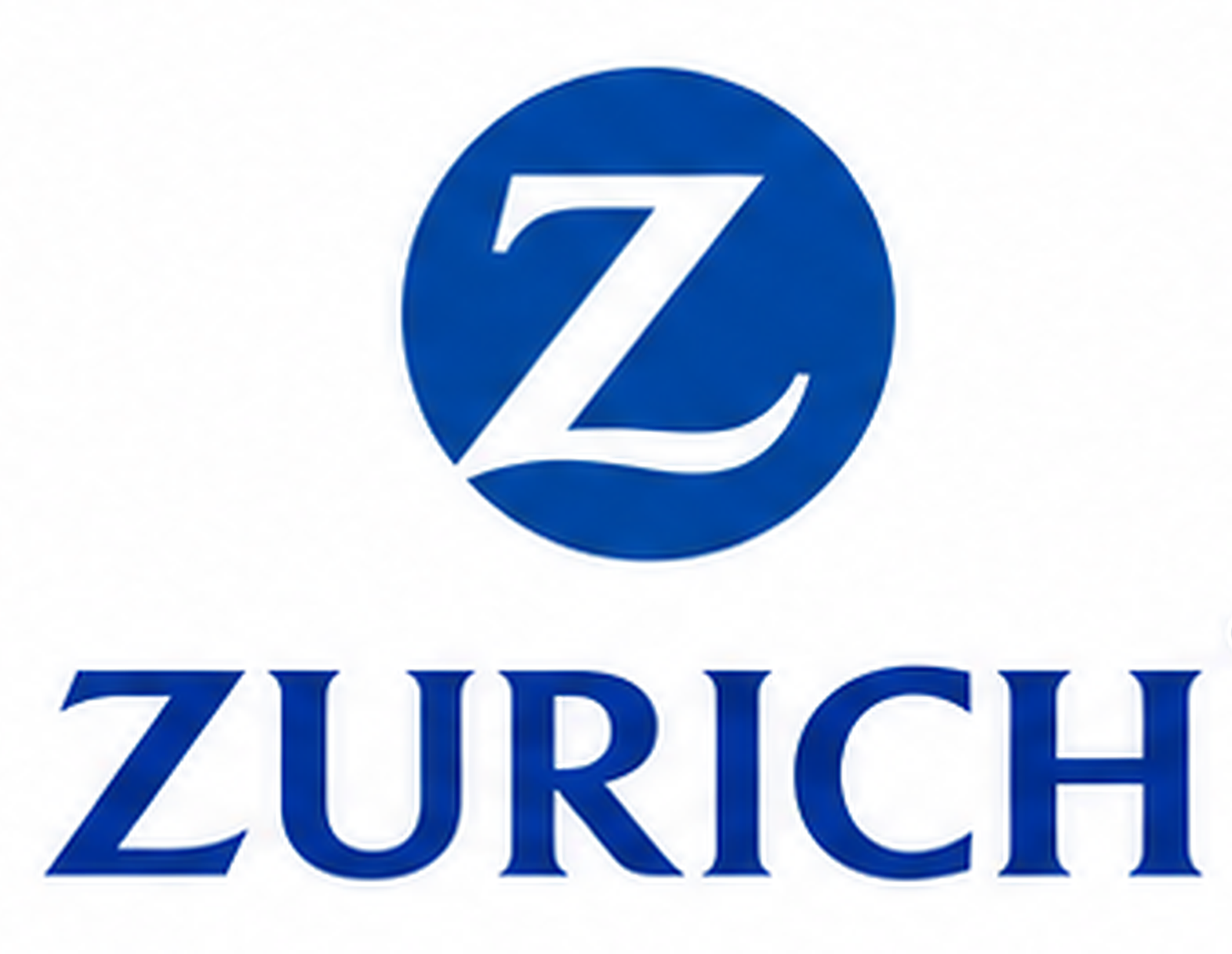 Zurich logo: blue circle with white “Z” above blue ZURICH text