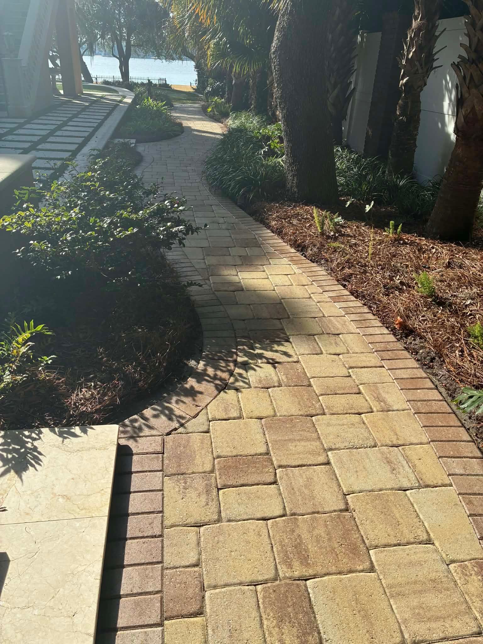 Completed Paver Sealing Project in Ft. Walton Beach